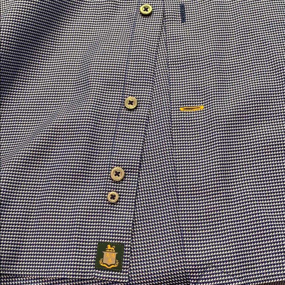 Excellent Condition! Talbot Button Down Shirt Blue - image 6